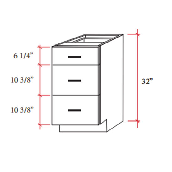 Picture of Vanity Drawer Base (VD) (No Sink)